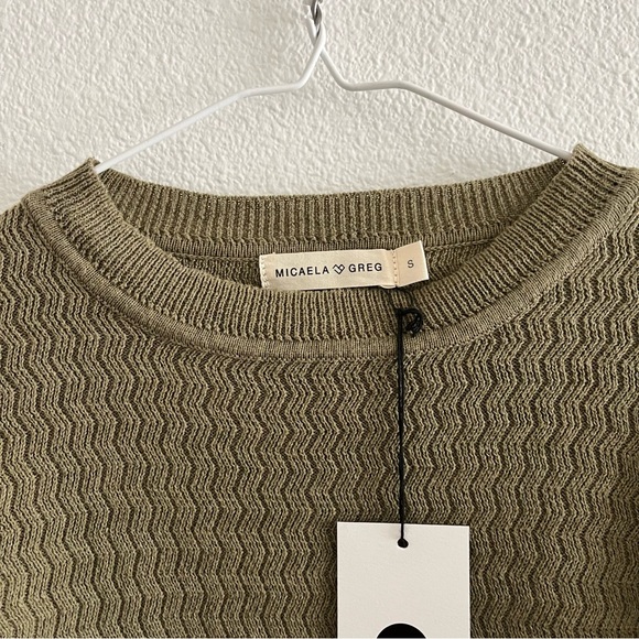 Micaela Greg Ripple Knit Tee - Picture 5 of 12